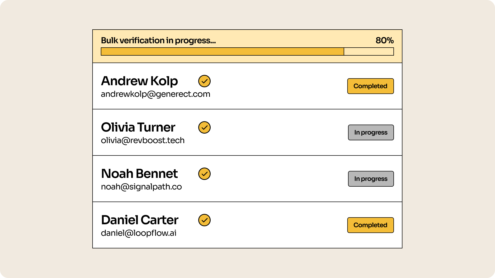 Process contacts in bulk Picture
