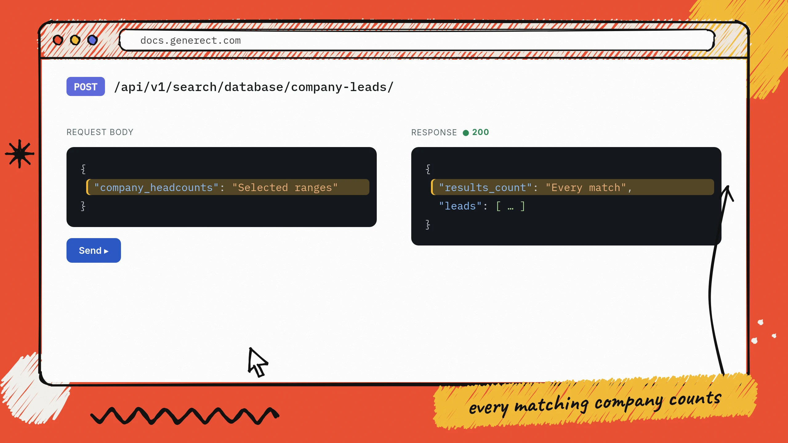 Illustration: Get complete company-size results from the API